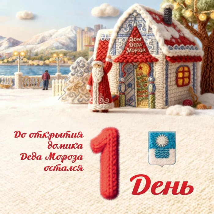 До открытия Домика Деда Мороза - 1 день