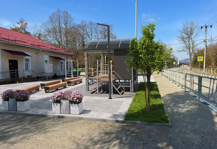 «Благоустройство территории «Летняя эстрада у Дома культуры села Адербиевка»