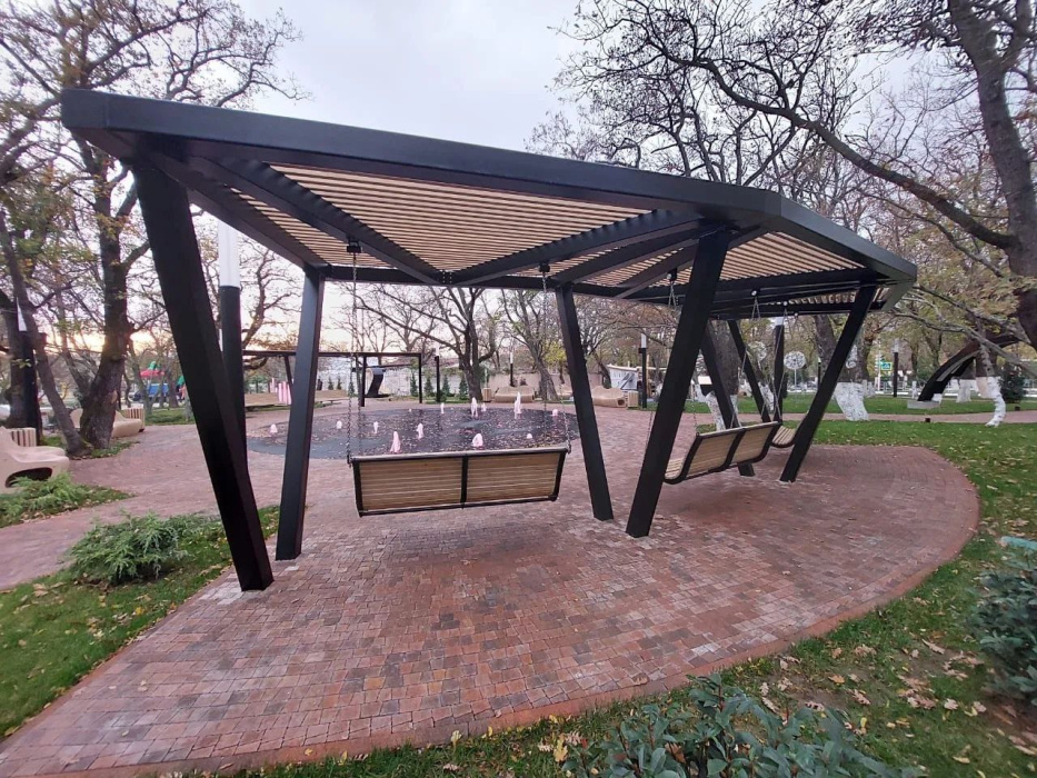 В селе Кабардинка по нацпроекту благоустроили сквер