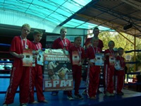 Геленджичане – призеры турнира по кикбоксингу.