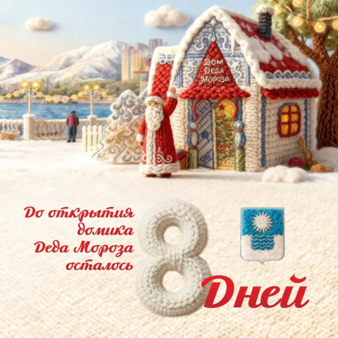До открытия Домика Деда Мороза осталось 8 дней! До открытия Домика Деда Мороза осталось 8 дней!