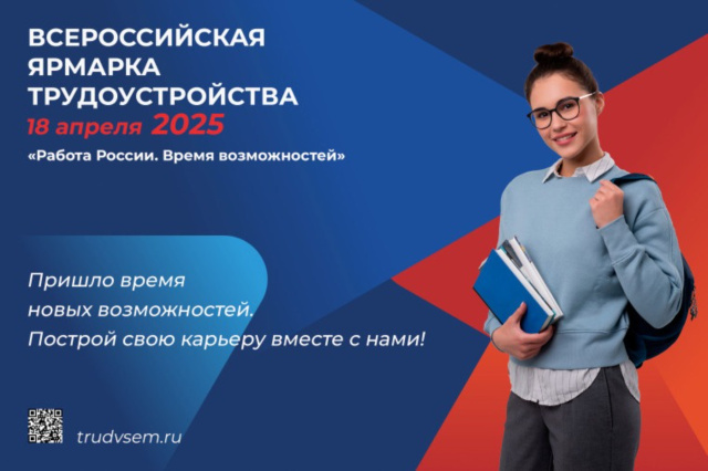 Всероссийская ярмарка трудоустройства "Работа России - Время возможностей"