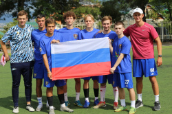 21 августа состоялся турнир по дворовому футболу, приуроченный ко дню Государственного флага Российской Федерации!