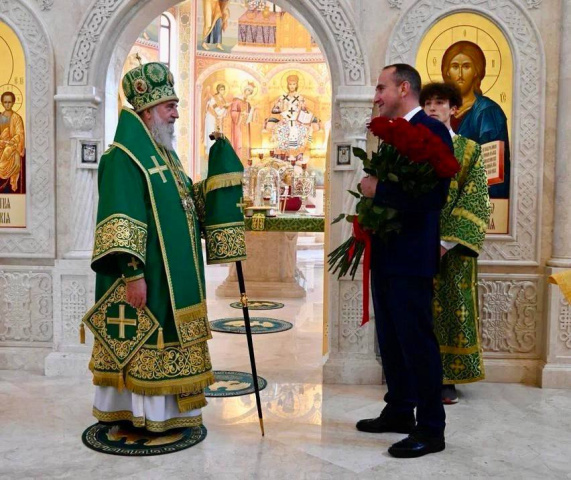 Глава Геленджика поздравил епископа Новороссийского и Геленджикского Сергия с днём тезоименитства
