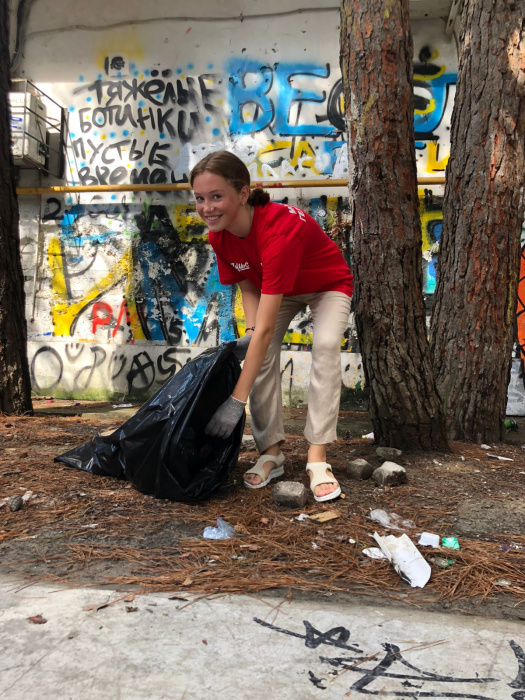 Волонтеры Геленджика снова очистили от мусора скейт-парк