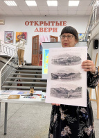 В городском выставочном зале состоялась авторская лекция Ольги Фадеевой «Геленджик глазами художников». 