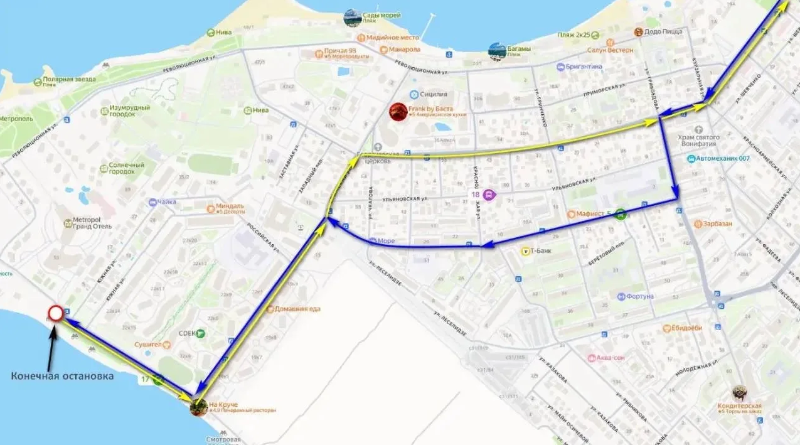 С 1 марта 2026 года маршрут №5 изменяет схему движения