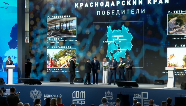 Геленджик стал победителем в IX Всероссийском конкурсе лучших проектов создания комфортной городской среды