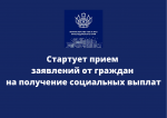 Стартует прием заявлений от граждан на предоставление социальной выплаты 