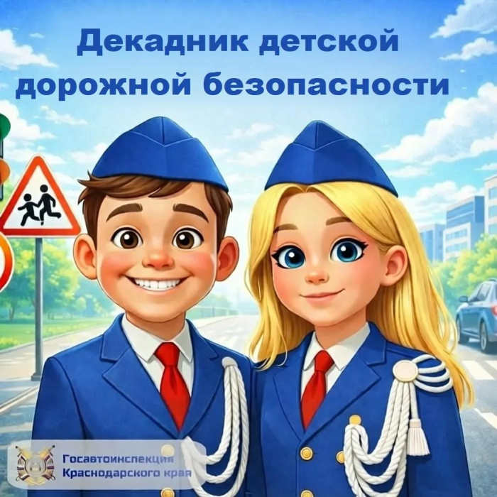 В Геленджике проходит декадник детской дорожной безопасности