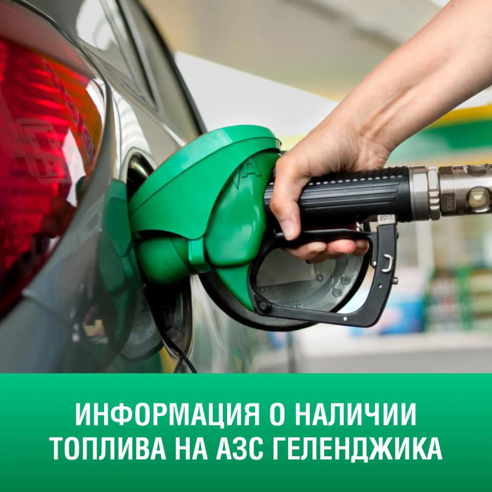 О наличии топлива на АЗС Геленджика