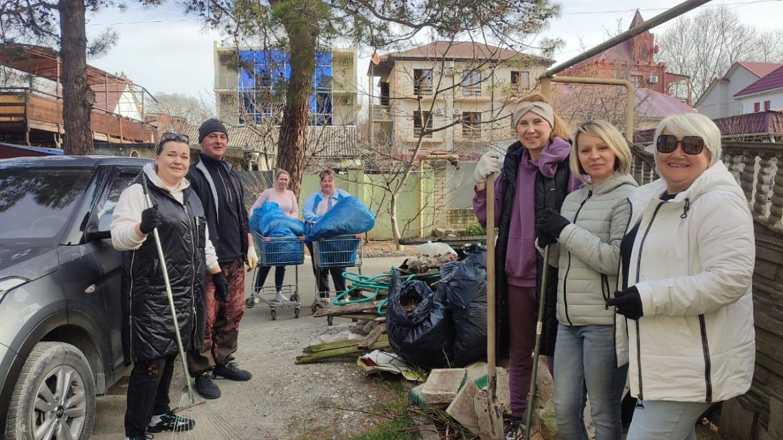 Дивноморский округ на субботнике!